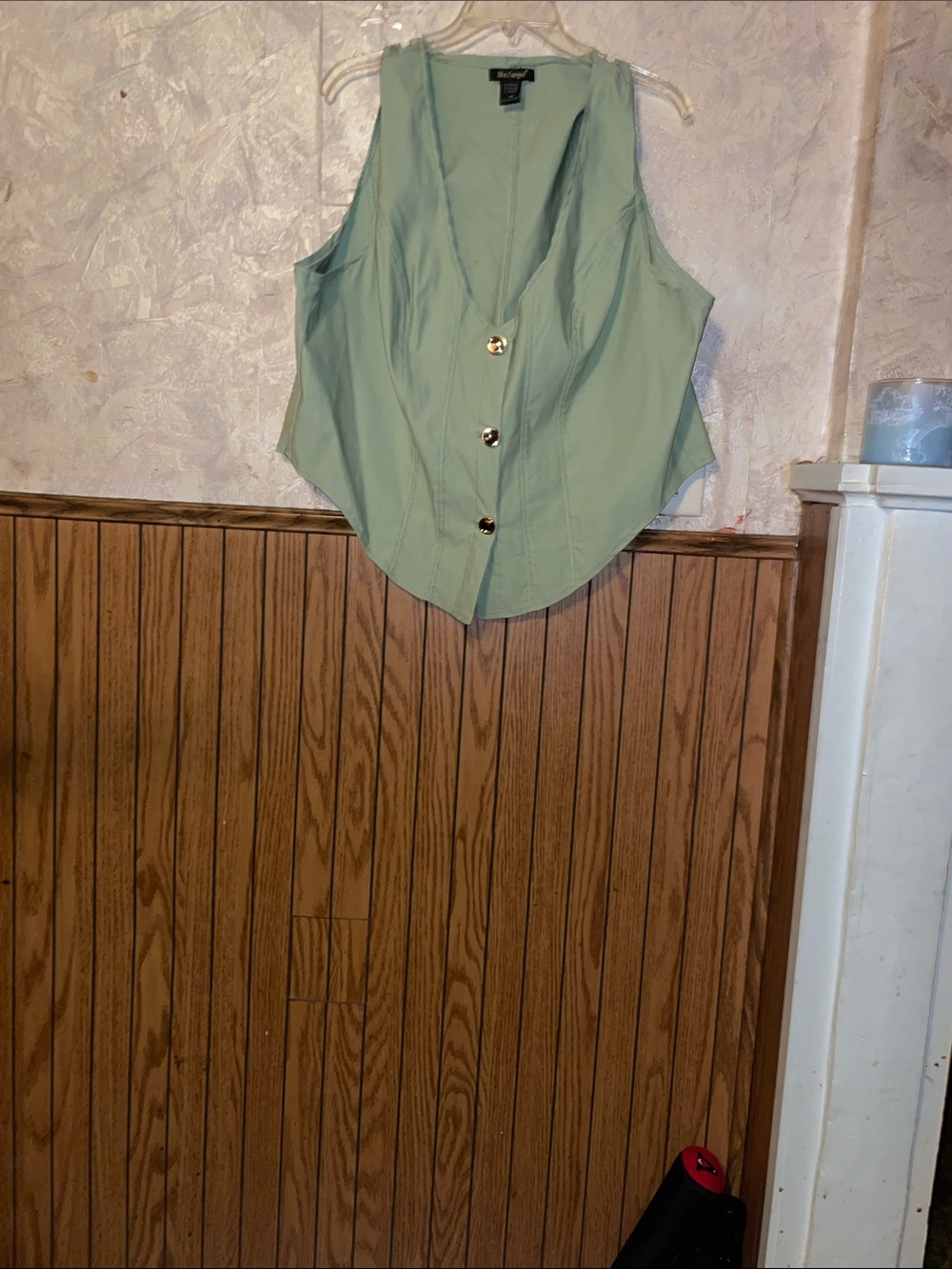 Light green & gold like an angel vest (3X) (nwot)